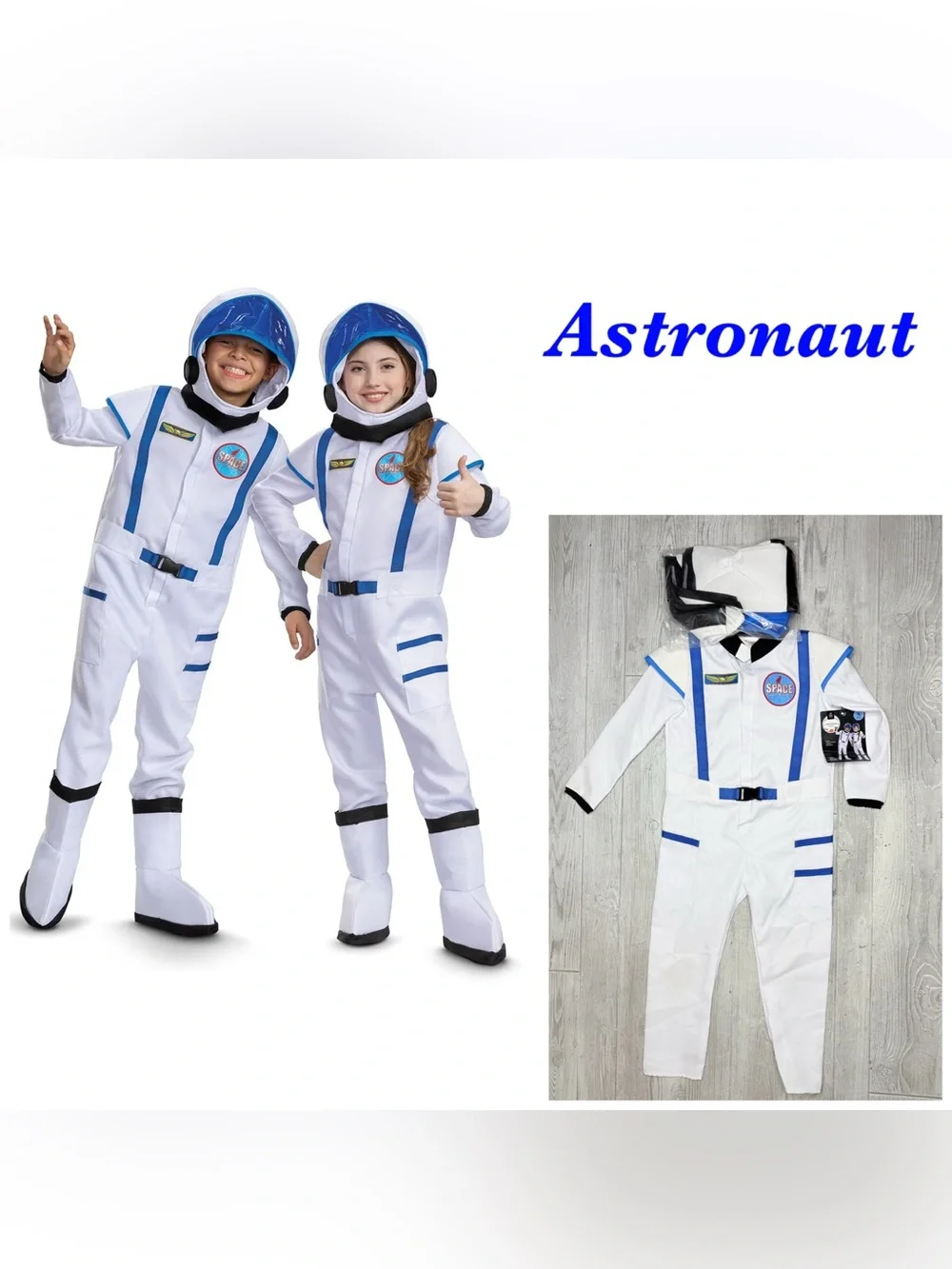 Members mark astronaut Halloween costume cosplay dress up size sm 4-5